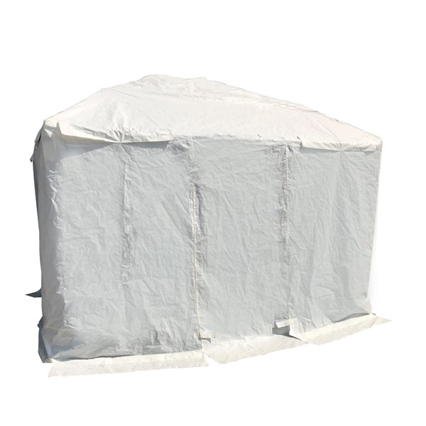 Abri hivernal pour gazebo F. Corriveau International, blanc, 12 pi x 16 pi