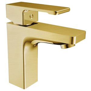 Robinet de lavabo Hadley de Jade bathroom Products, or brossé