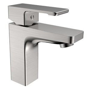 Robinet de lavabo Hadley de Jade bathroom Products, nickel satiné