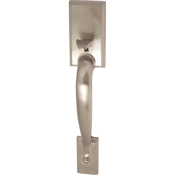 Forge Locks Arnold Entry Door Gripset - Satin Nickel