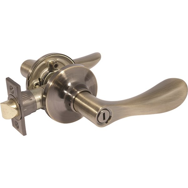 Forge Locks Avalanche Privacy Door Handle - Antique Brass