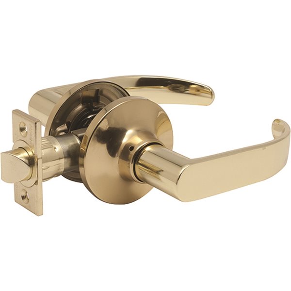 Forge Locks Windsor Passage Door Handle - Polished Brass 13-11403