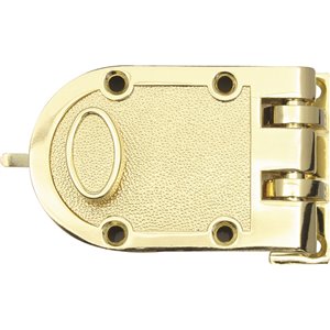Forge Locks Latch Deadbolt - Polished Brass
