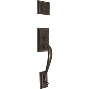 Forge Locks Melia Entrance Gripset with Deadbolt - Oil Rubbed Bronze