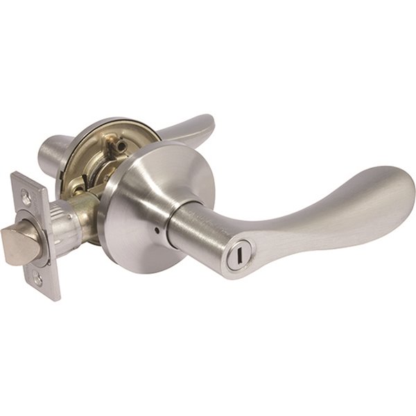 Forge Locks Avalanche Privacy Door Handle - Satin chrome