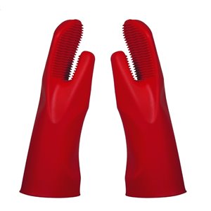 Siliconezone Oven Mitts - Red