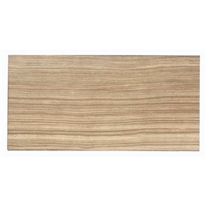 Tuile Porcelaine de Mono Serra, 12" x 14", beige foncé