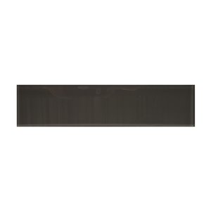 Mono Serra Glass Mosaic Tiles - 3'' x 12'' - Riverwood Grey