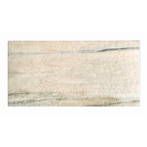 Tuile Porcelaine de Mono Serra, 12" x 24", amande aspen