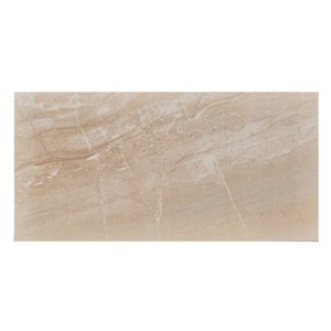 Tuile Porcelaine de Mono Serra, 12" x 24", beige claire
