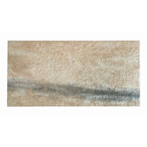 Tuile Porcelaine de Mono Serra, 12" x 24", aspen noce