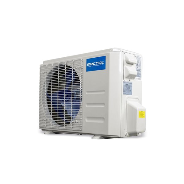 Mrcool Ductless Mini Split Air Conditioner With Heater And Remote Control 34 400 Btu White Rona - Diy Mini Split Heat Pump Canada