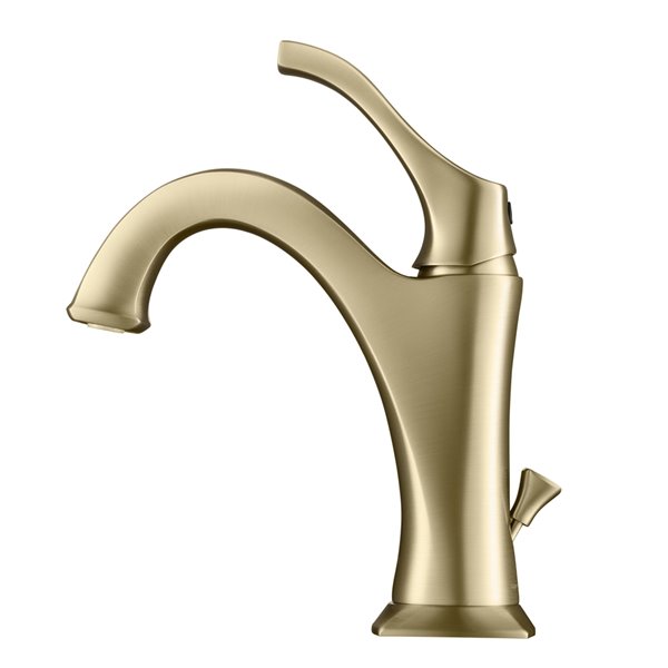 Kraus Arlo Bathroom Sink Faucet - 1-Handle - 8-in - Brushed Gold