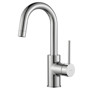 Kraus Oletto Bar and Kitchen Faucet - Single Handle - Chrome