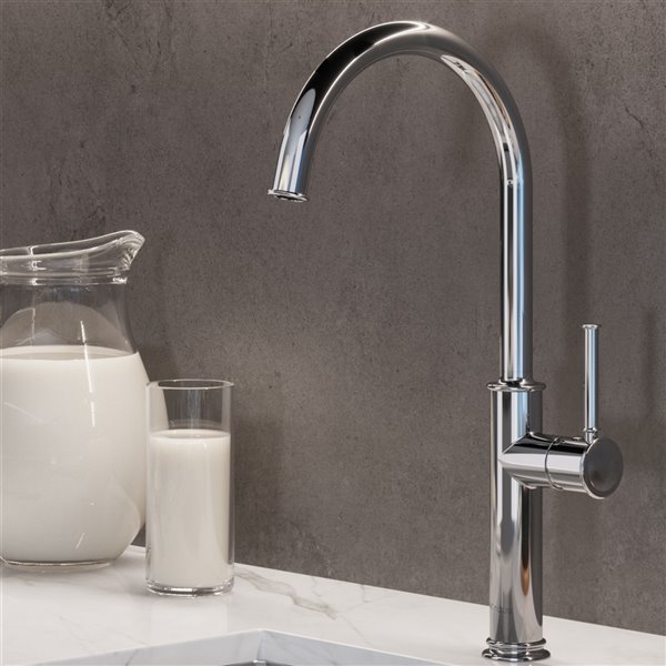 Kraus Sellette Bar and Kitchen Faucet - Single Handle - Chrome