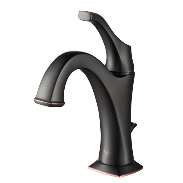 Kraus Arlo Bathroom Sink Faucet - 1-Handle - 8-in - Oil Rubbed Bronze