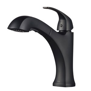 Kraus Oren Pull-Out Kitchen Faucet - Dual Function - Single Handle - Matte Black