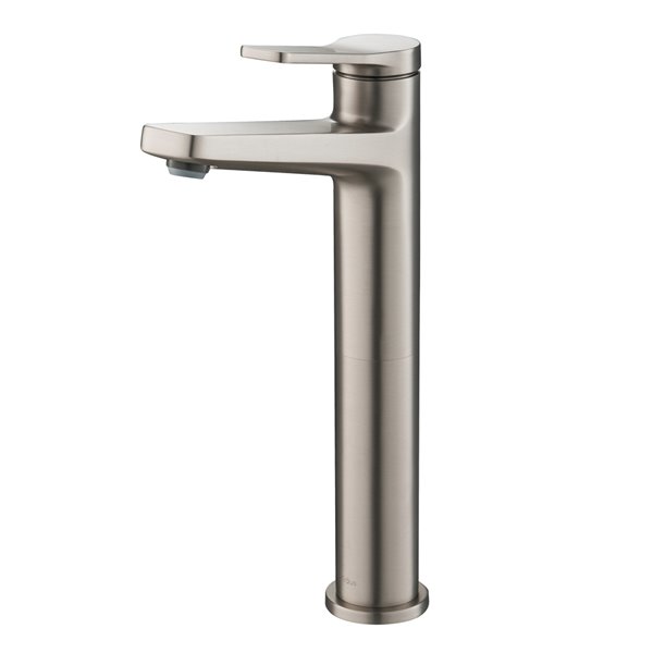 Kraus Indy Bathroom Sink Faucet 1 Handle 10 88 In Stainless Steel   330718169 MainImage 001 L 