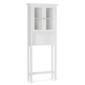 Armoire de rangement pour salle de bain Acadian SIMPLI HOME, blanche