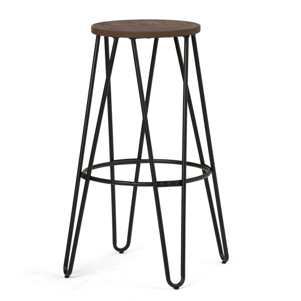 Simpli Home Simeon Metal Counter Height, What Size Bar Stool For 30 Inch Counter