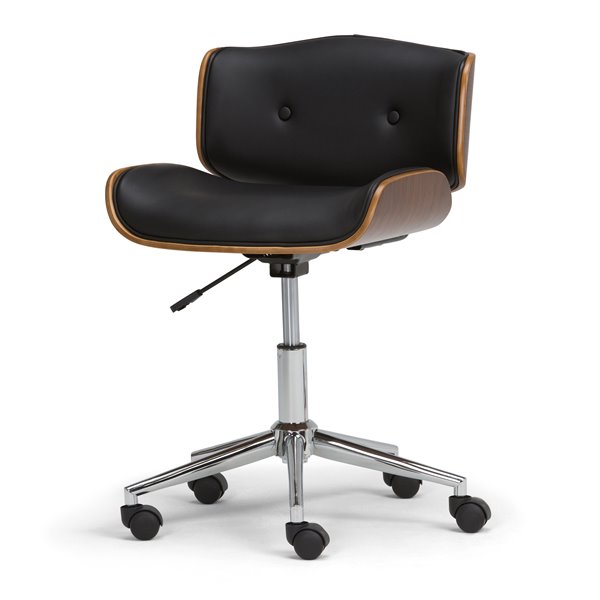 Simpli Home Dax Bentwood Office Chair, Why Do Office Chairs Have 5 Wheels
