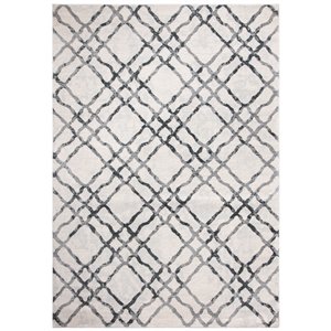 Tapis rectangulaire Isabella de Safavieh, 3 pi x 5 pi, ivoire/gris