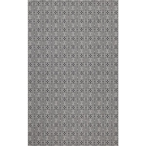 Safavieh Augustine Area Rug - 4-ft x 6-ft - Rectangular - Black/Light Gray