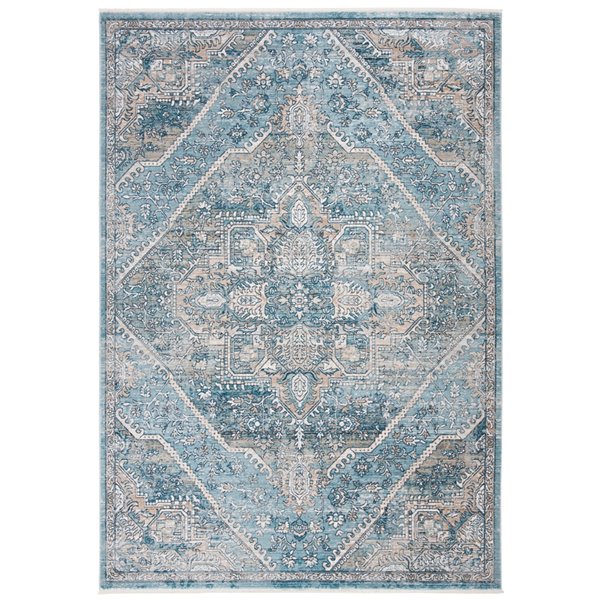 Safavieh Victoria Area Rug - 5-ft x 8-ft - Rectangular - Blue/Gray ...