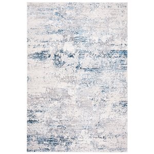 Tapis rectangulaire Amalfi de Safavieh, 3 pi x 5 pi, crème/bleu marine