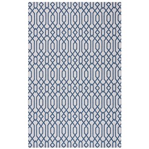 Tapis rectangulaire Augustine de Safavieh, 5 pi x 7 pi 7 po, bleu marine/gris clair