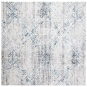 Tapis carré Amalfi de Safavieh, 6 pi 7 po x 6 pi 7 po, crème/bleu marine