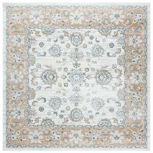 Tapis carré Isabella de Safavieh, 6 pi 7 po x 6 pi 7 po, crème/beige