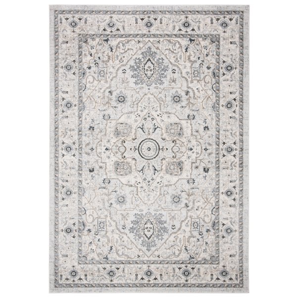 Safavieh Isabella Area Rug - 8-ft x 10-ft - Rectangular - Light Gray/Gray