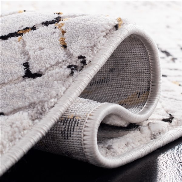 Safavieh Amalfi Area Rug - 9-ft x 12-ft - Rectangular - Cream/Charcoal