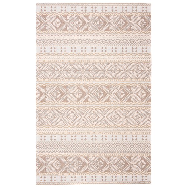 Safavieh Augustine Area Rug - 4-ft x 6-ft - Rectangular - Taupe/Cream