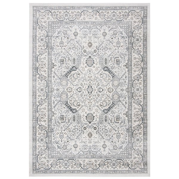 Safavieh Isabella Area Rug - 3-ft x 5-ft - Rectangular - Gray/Cream