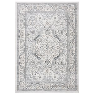 Safavieh Isabella Area Rug - 3-ft x 5-ft - Rectangular - Gray/Cream