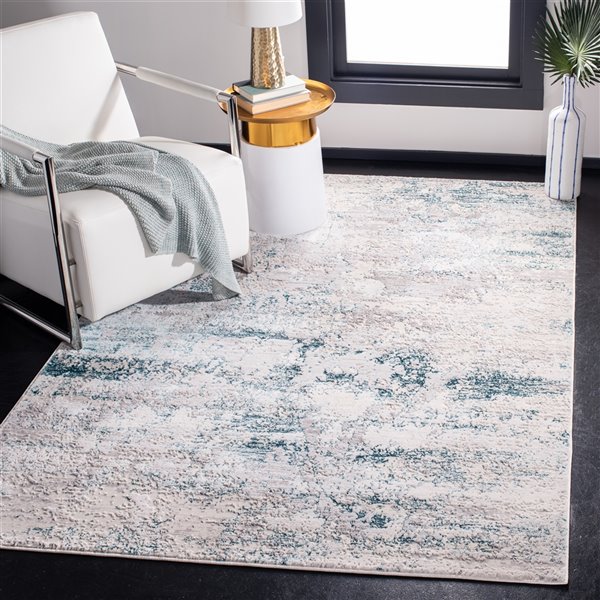 Safavieh Amalfi Area Rug - 9-ft x 12-ft - Rectangular - Cream/Turquoise