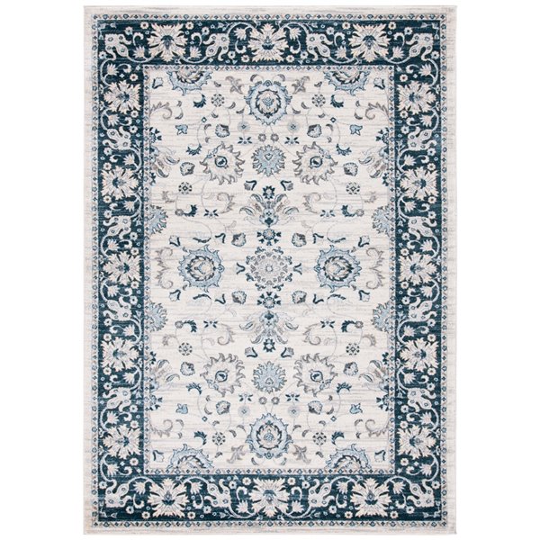 Safavieh Isabella Area Rug - 8-ft x 10-ft - Rectangular - Cream/Navy