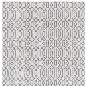 Tapis carré Augustine de Safavieh, 6 pi 4 po x 6 pi 4 po, anthracite/gris clair