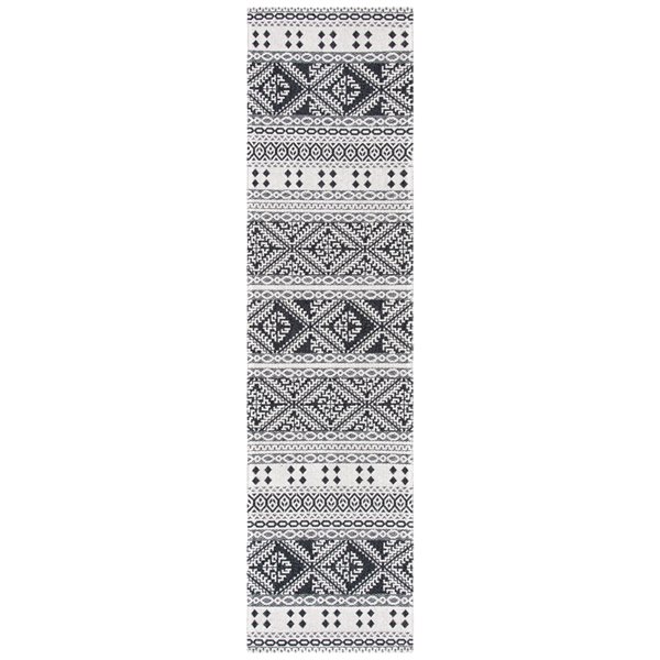 Safavieh Augustine Area Rug - 2-ft x 8-ft - Rectangular - Black/Cream