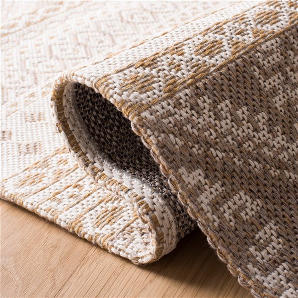 Tapis carré Augustine de Safavieh, 6 pi 4 po x 6 pi 4 po, taupe/crème