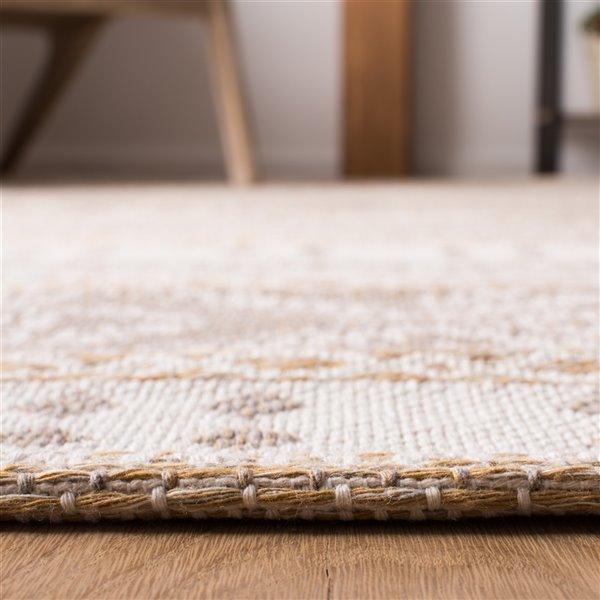 Tapis carré Augustine de Safavieh, 6 pi 4 po x 6 pi 4 po, taupe/crème