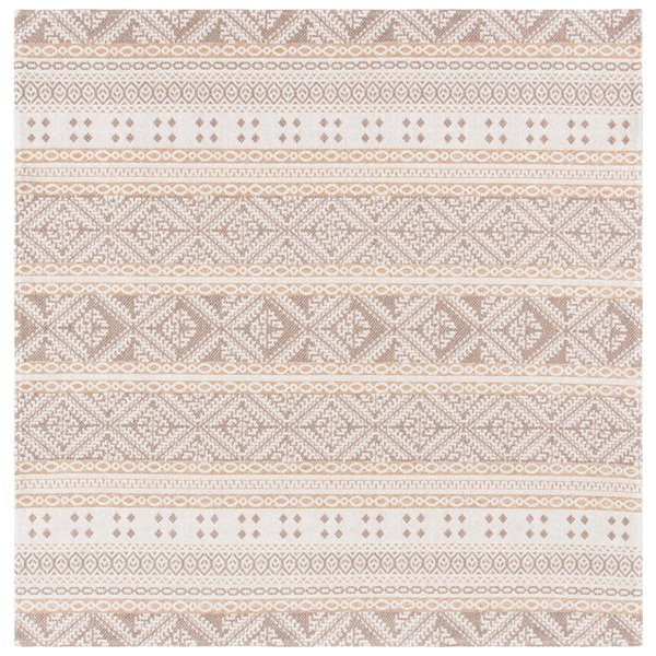 Safavieh Augustine Area Rug - 6-ft 4-in x 6-ft 4-in - Square - Taupe/Cream