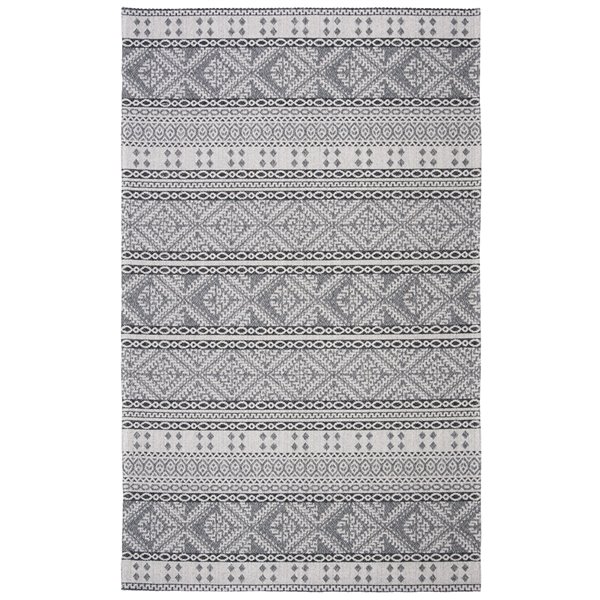 Safavieh Augustine Area Rug - 5-ft x 7-ft 7-in - Rectangular - Light Gray/Anthracite