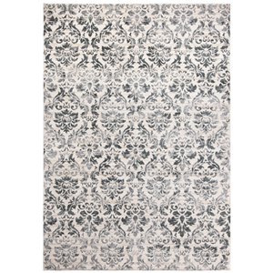 Tapis rectangulaire Isabella de Safavieh, 3 pi x 5 pi, gris/ivoire