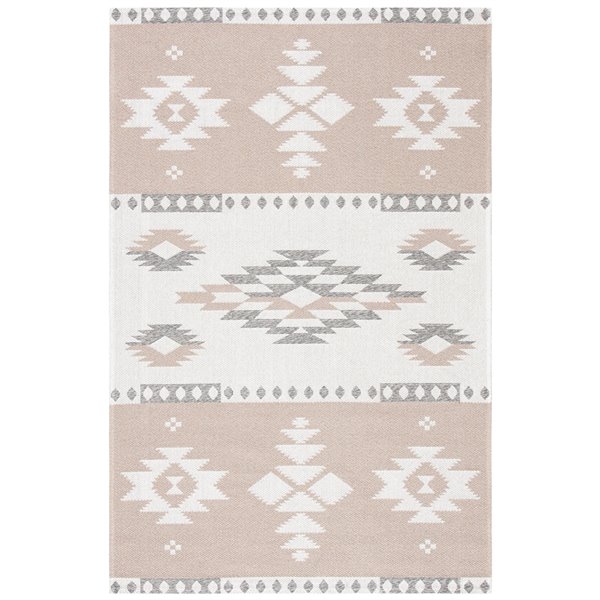 Safavieh Augustine Area Rug - 4-ft x 6-ft - Rectangular - Taupe/Cream