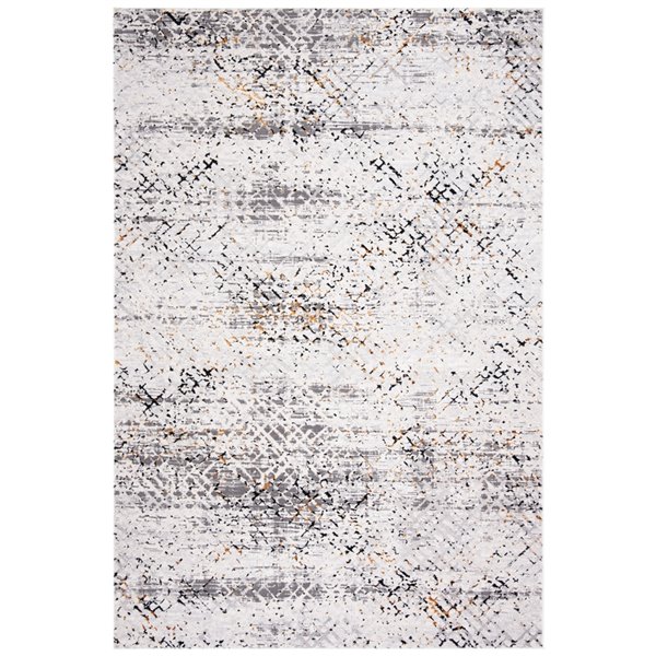 Safavieh Amalfi Area Rug - 3-ft x 5-ft - Rectangular - Cream/Charcoal