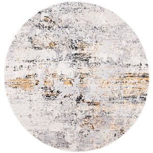 Tapis rond Amalfi de Safavieh, 6 pi 7 po x 6 pi 7 po, crème/or