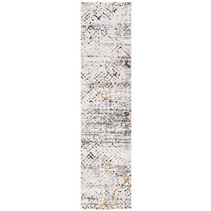 Safavieh Amalfi Area Rug - 2-ft x 8-ft - Rectangular - Cream/Charcoal